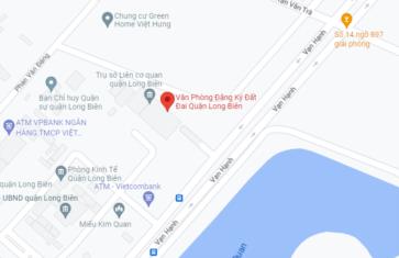 Địa chỉ văn phòng đăng ký đất đai các quận tại Hà Nội