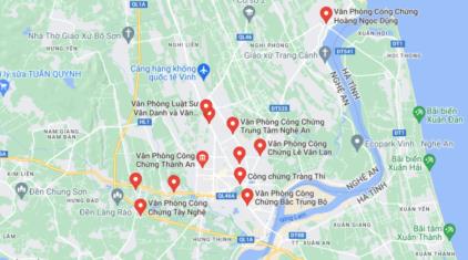 Danh sách văn phòng công chứng tại Nghệ An cập nhật năm 2023