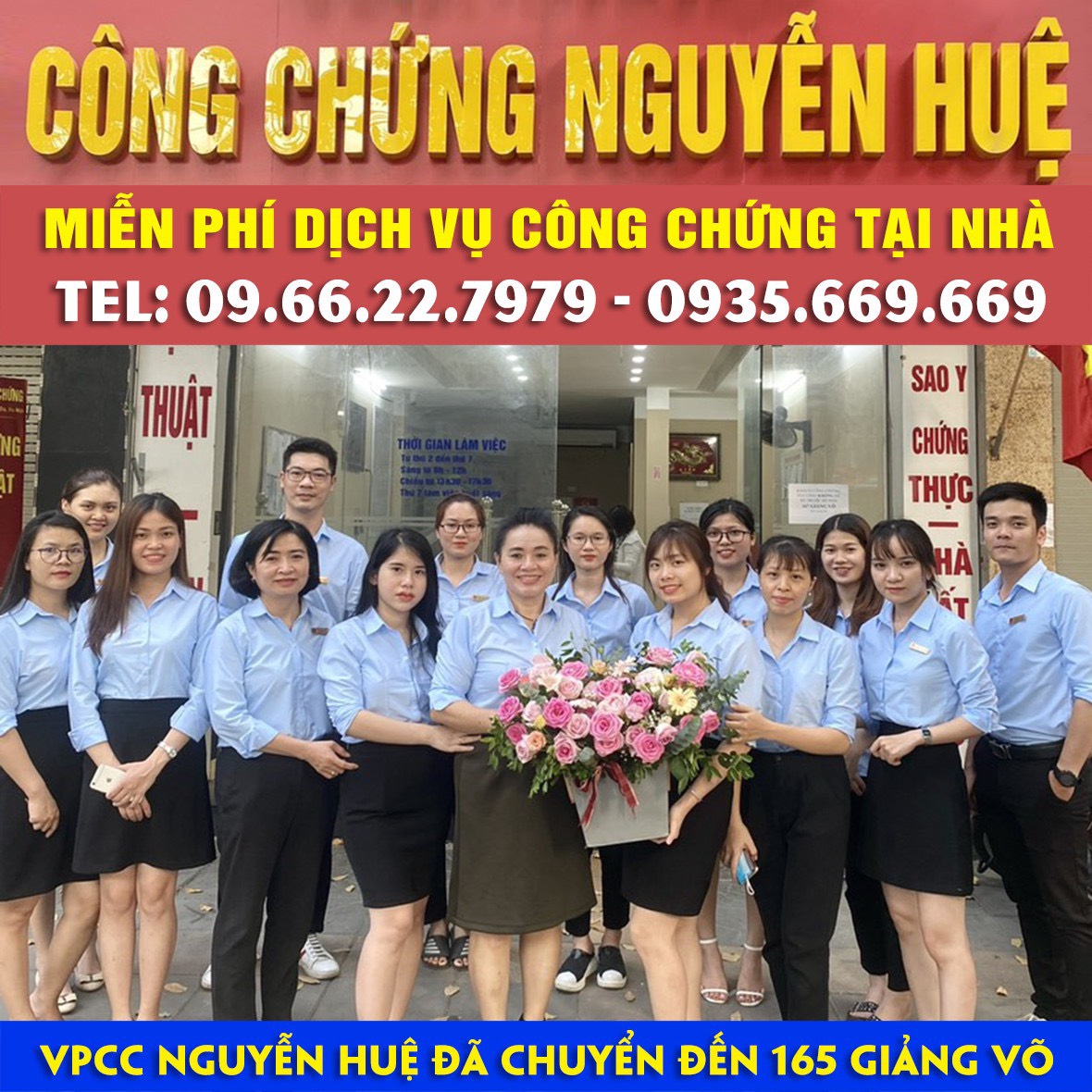 Văn phòng công chứng gần nhất tại Hà Nội