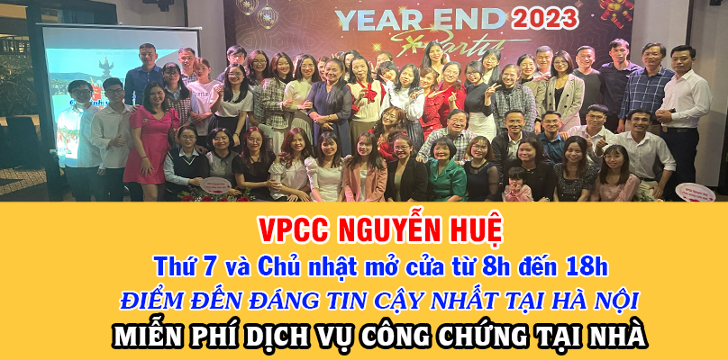 Công chứng tại nhà miễn phí