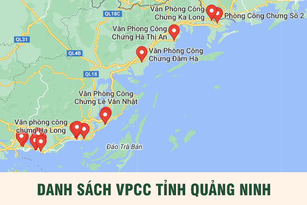 Danh sách văn phòng công chứng tại Quảng Ninh