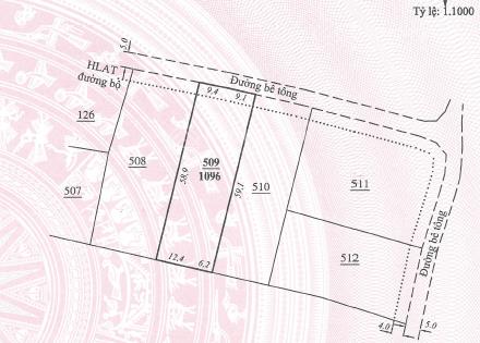 Bán đất nền có thổ cư 18,5 x 58,9 m (1096 m2) xã Tân Thanh, Lâm Hà, Lâm Đồng