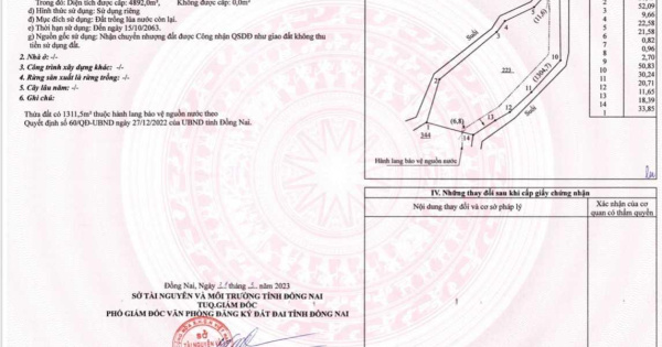 Bán 4892m2 đất ruộng Bảo Quang quy hoạch trồng cây hàng năm