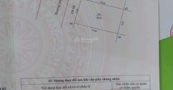 Bán đất đấu giá Đại Áng, Thanh Trì, gần đường Vành đai 4, 50m2, giá 3.2 tỷ