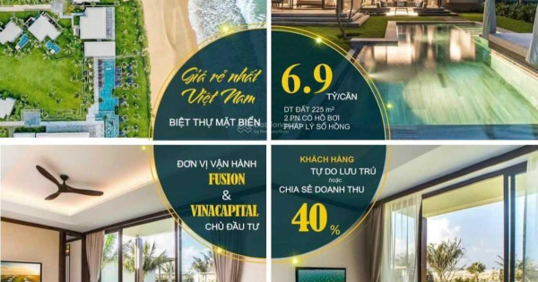 Kiệt tác biệt thự biển Ocean villa Quy Nhơn - DT 225m2 giá chỉ từ 6,5 tỷ/căn LH: 0941356111