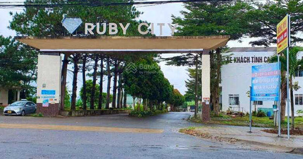 Lô cặp lô góc 2 nền hạ tầng tiện ích đầy đủ trong khu dân cư 6B Ruby City tại Trần Phú, TP Bảo Lộc