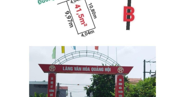 Cần bán 41.5m2 đất thổ cư bìa làng thôn Quảng Hội - Quang Tiến - Sóc Sơn - Hà Nội.