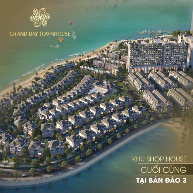 Phối cảnh Khu biệt thự liền kề Grand Bay Town House