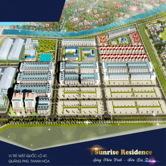 Phối cảnh tổng thể dự án Sunrise Residence