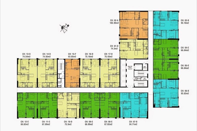 Thiết kế tòa CT4 Eco Green City Nguyễn Xiển