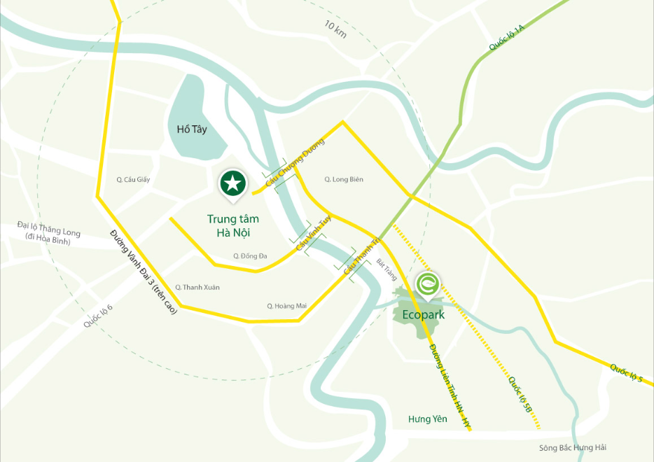 vị trí ecopark