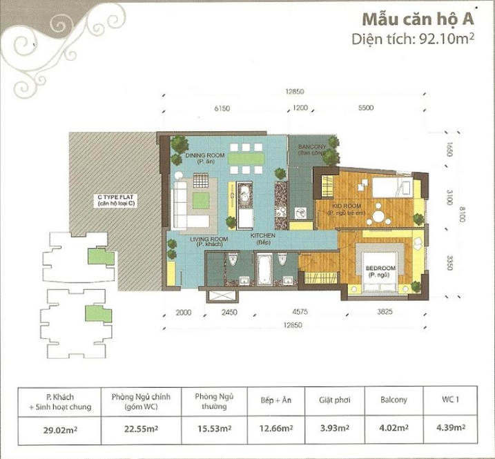 Thiết kế, mẫu nhà của Belleza Apartment | ảnh 1