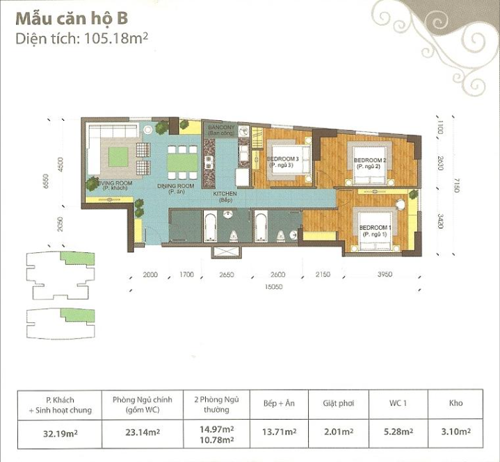 Thiết kế, mẫu nhà của Belleza Apartment | ảnh 2