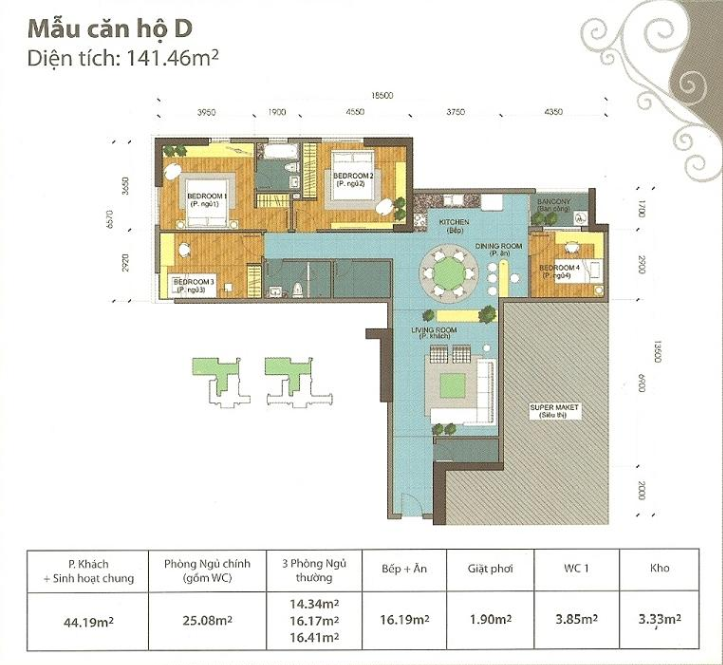 Thiết kế, mẫu nhà của Belleza Apartment | ảnh 4