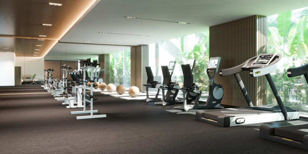 Phòng tập gym tại Căn hộ Nagomi Waterfront Tower