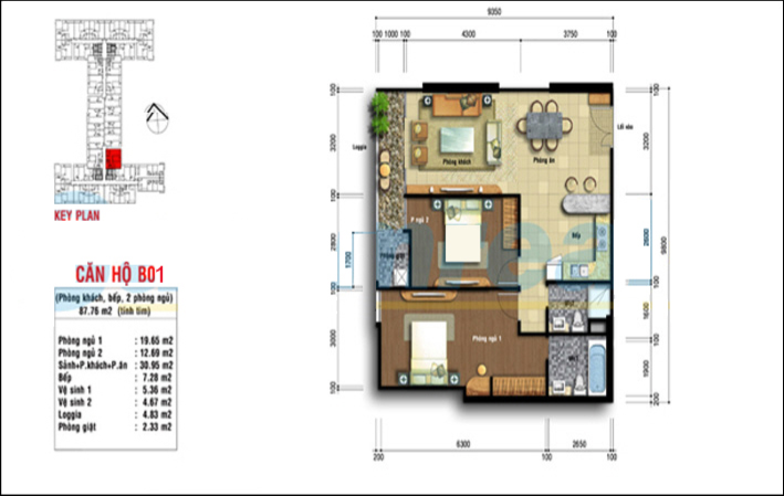 Thiết kế, mẫu nhà của Carillon Apartment | ảnh 2