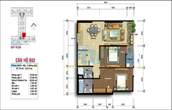 Thiết kế, mẫu nhà của Carillon Apartment | ảnh 3