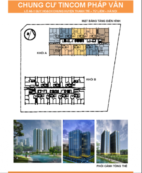 Thiết kế, mẫu nhà của Chung cư Tincom Pháp Vân | ảnh 9