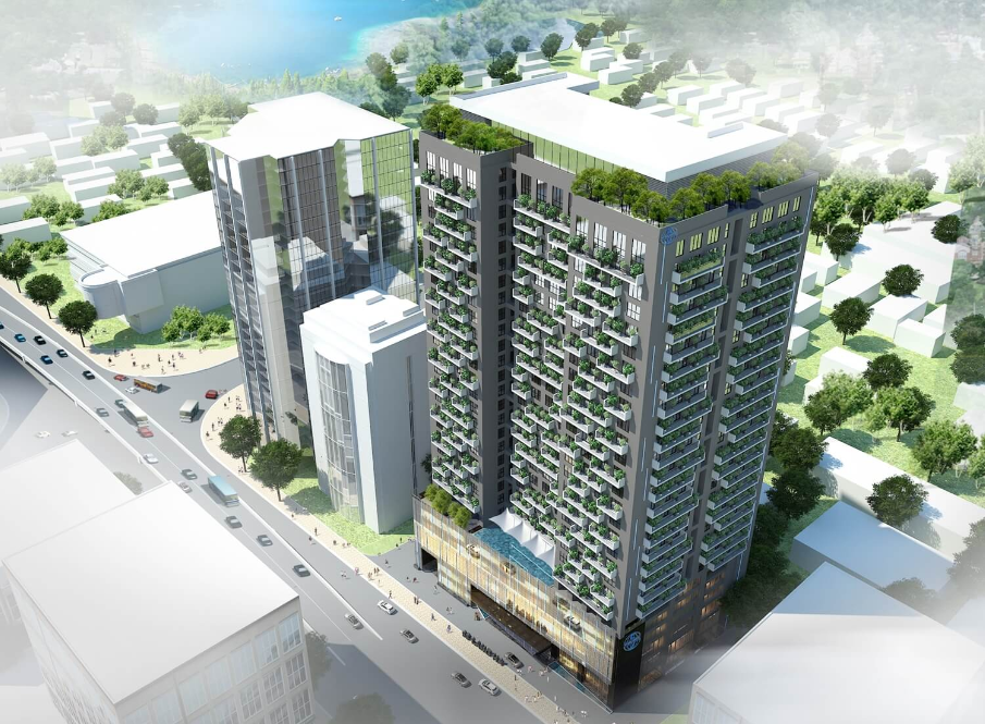 Phối cảnh tổng thể dự án Chung cư Green Building