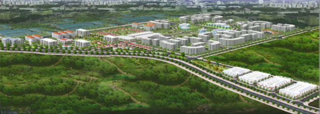 Phối cảnh tổng thể dự án Green Town Trảng Bom