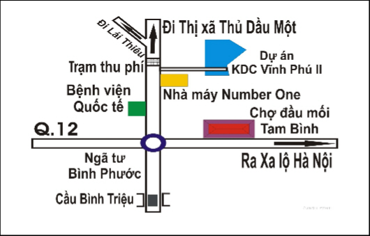 Vị trí của Khu dân cư Vĩnh Phú II | ảnh 1