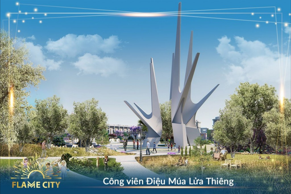 Công viên Điệu múa Lửa Thiêng tại Flame City