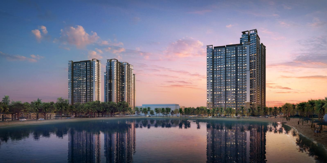 Phối cảnh tổng thể dự án Masteri Water Front