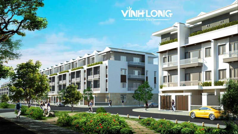 Phối cảnh dự án Vĩnh Long New Town