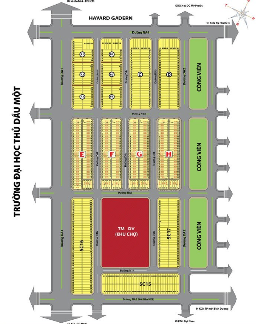 Hạ tầng, quy hoạch của Phố Thương mại Tri thức College Town II | ảnh 1