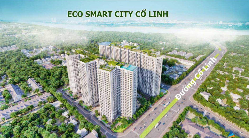 Phối cảnh dự án Eco Smart City Cổ Linh