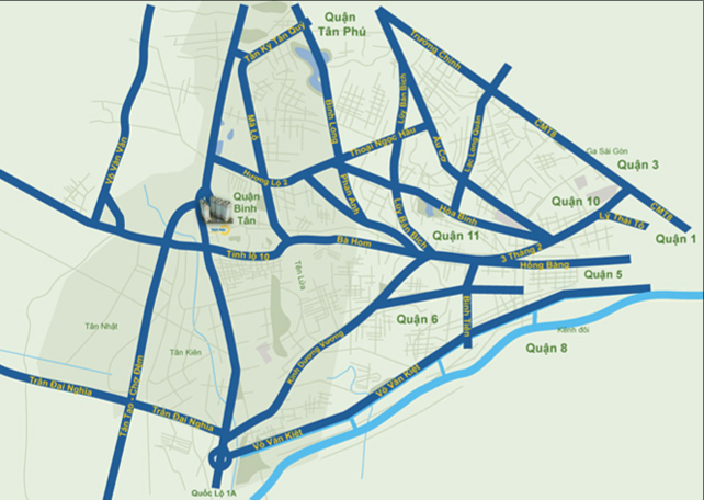 Vị trí của Khu căn hộ Tân Mai | ảnh 1