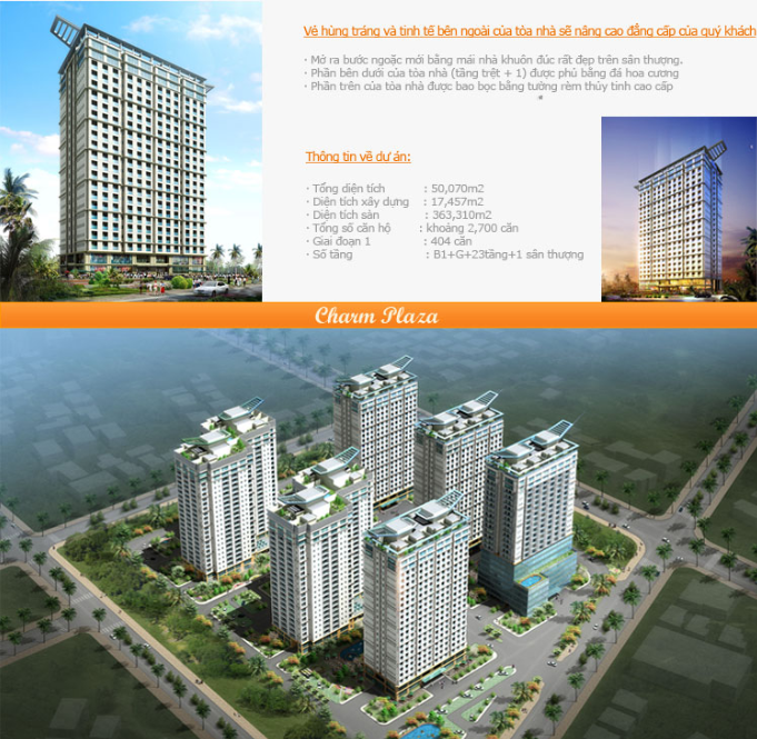 Tổng quan của Khu chung cư Charm Plaza | ảnh 1