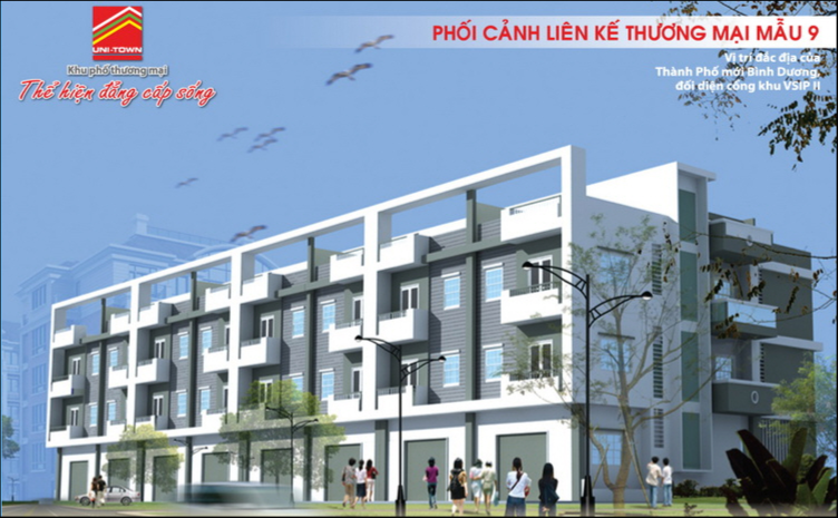 Thiết kế, mẫu nhà của Khu Phố Thương mại Uni-town | ảnh 1