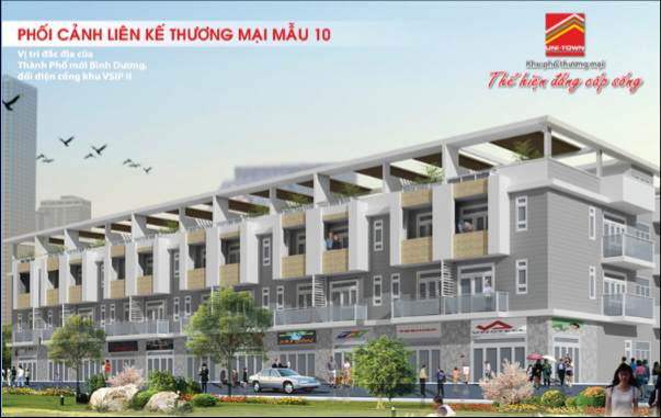 Thiết kế, mẫu nhà của Khu Phố Thương mại Uni-town | ảnh 2