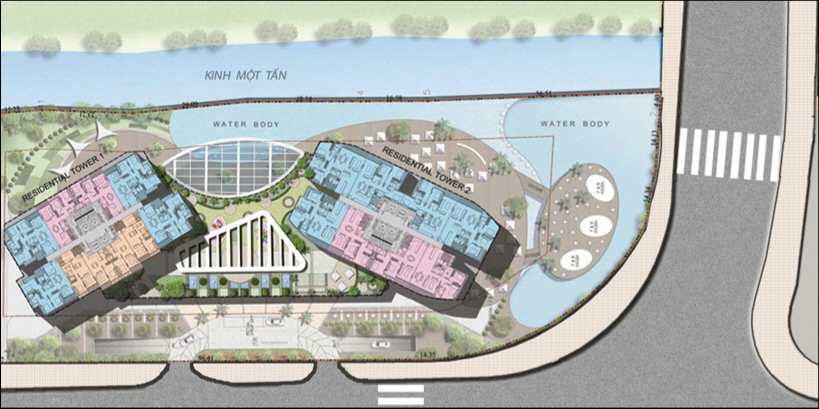 Hạ tầng, quy hoạch của Khu phức hợp Centermark | ảnh 1