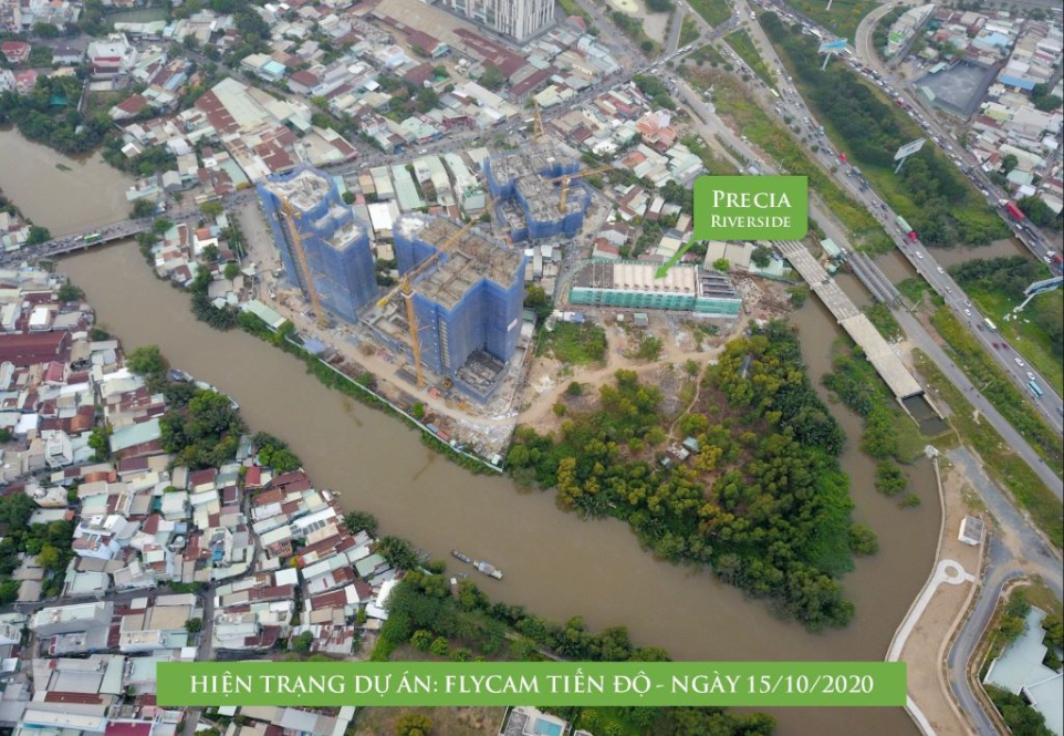 Vị trí dự án Nhà phố Precia Riverside