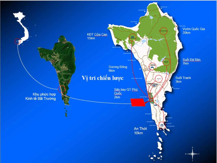 Vị trí dự án Selavia Bay Phú Quốc