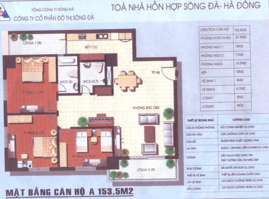 Thiết kế, mẫu nhà của Tòa nhà hỗn hợp Sông Đà - Hà Đông | ảnh 2